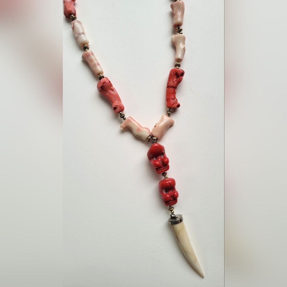 Antique Moroccan Coral Necklace